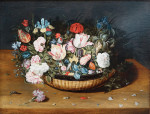 ₴ Картина натюрморт відомого художника від 204 грн.: Кошик квітів