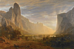 ₴ Картина пейзаж відомого художника від 184 грн.: Дивлячись вниз долини Йосеміті