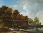 ₴ Картина пейзаж известного художника от 158 грн.: Пейзаж с водяной мельницей