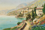 ₴ Картина пейзаж пейзаж відомого художника від 164 грн: Сцена в Сорренто