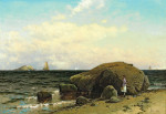 ⚓Картина морський пейзаж художника від 175 грн.: Дивлячись на море