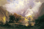 ₴ Картина пейзаж відомого художника від 170 грн.: Скелястий гірський пейзаж