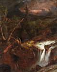 ₴ Картина пейзаж відомого художника від 190 грн.: Грозова сцена в горах Кетскілл