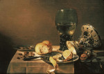 ₴ Картина натюрморт відомого художника від 180 грн.: Натюрморт з ремером, таззой і годинником