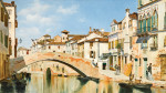 ₴ Картина міський пейзаж художника від 153 грн.: Будинок Тінторетто, Венеція