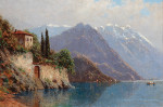 ₴ Картина пейзаж художника від 184 грн.: Озеро Комо