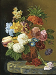 ₴ Купити натюрморт відомого художника від 226 грн.: Троянди, півонії, тюльпани, нарциси, гвоздики і інші квіти у вазі