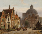 ₴ Картина міський пейзаж відомого художника від 248 грн.: Лютеранська церква в Амстердамі