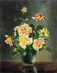 ₴ Картина натюрморт відомого художника від 250 грн.: Натюрморт з трояндами