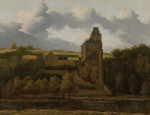 ₴ Картина пейзаж художника від 249 грн: Вид на замок Монжардім