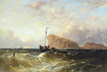 ⚓ Картина морський пейзаж художника від 217 грн.: Маяк Бель Тут, Бічі-Хед, Східний Суссекс