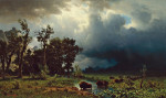 ₴ Картина пейзаж известного художника от 199 грн.: Тропа Буффало, надвигающаяйся гроза