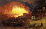 ₴ Картина бытового жанра художника от 211 грн.: Уничтожение Содома и Гоморры