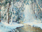 ₴ Купить репродукцию пейзаж от 241 грн.: Первый снегопад