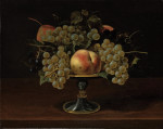 ₴ Репродукція натюрморт від 253 грн.: Натюрморт з виноградом та персиками