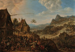 ₴ Картина пейзаж от 229 грн.: Рейнський краєвид із сільським святом