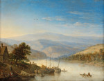 ₴ Картина пейзаж от 247 грн.: Вид на річку Рейн біля Андернаху