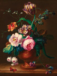 ₴ Репродукция натюрморт от 196 грн.: Натюрморт с цветами в вазе