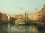 ₴ Репродукция городской пейзаж от 355 грн.: Мост Риальто, Венеция