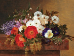 ₴ Репродукція натюрморт від 337 грн.: Натюрморт з букетом квітів
