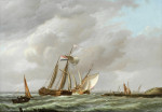 ⚓Репродукція морський краєвид від 328 грн.: Голландське судноплавство у штормовий день