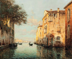 ₴ Репродукція міський краєвид 381 грн.: Гондольєр у венеціанській заплаві