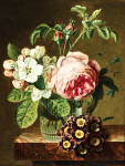 ₴ Репродукція натюрморт від 288 грн.: Натюрморт з вазою з квітами