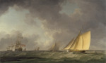 ⚓Репродукція морський краєвид від 340 грн.: Каттер на свіжому вітрі з іншими судами