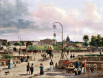 ₴ Репродукція міський краєвид від 334 грн.: Площа Людовіка XVI, Париж
