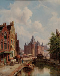 ₴ Репродукція міський краєвид 267 грн.: Канал в Амстердамі