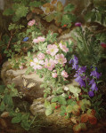 ₴ Репродукція натюрморт від 293 грн.: Великий натюрморт із альпійськими квітами