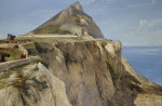 ₴ Репродукція краєвид від 238 грн.: Скеля Гібралтару