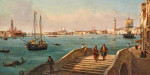 ₴ Репродукция городской пейзаж от 215 грн.: Венеция, Рива-дельи-Скьявони