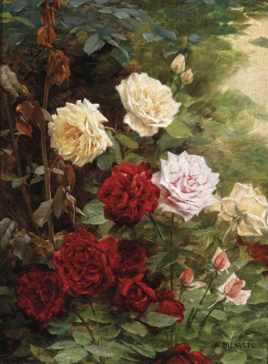 ₴ Репродукція натюрморт від 200 грн.: Троянди