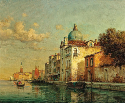 ₴ Репродукция городской пейзаж от 259 грн.: Венеция, вид на Джудекку с Сан-Джорджо Маджоре