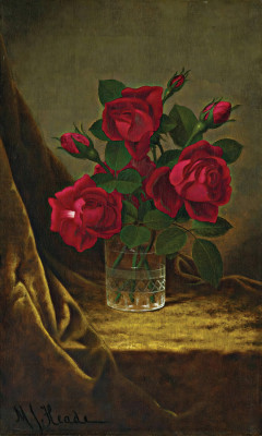₴ Репродукция цветочный натюрморт от 224 грн.: Розы жакмино