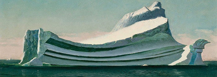 ⚓Репродукция морской пейзаж "Айсберг" - Брэдфорд Уильям