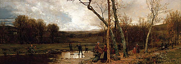 ₴ Репродукция пейзаж "Суббота полдень" - Макенти Джервис