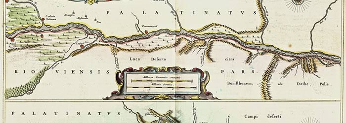 ₴ Древние карты высокого разрешения от 247 грн.: Днепр от Киева до Очакова - Блау Ян