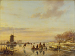 ₴ Репродукция пейзаж от 241 грн.: Зима в Голландии