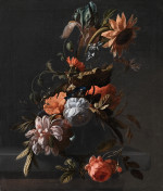 ₴ Репродукція натюрморт від 337 грн.: Чаша з квітами