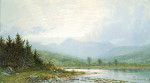 ₴ Репродукция пейзаж от 306 грн.: Закат на горе Чокоруа, Нью-Гэмпшир