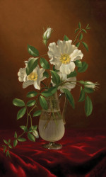 ₴ Репродукція квітковий натюрморт від 356 грн.: Троянди черокі у скляній вазі