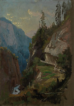 ₴ Репродукция пейзаж "Виа Мала"