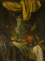 ₴ Репродукция натюрморт известного художника "Натюрморт с завтраком"