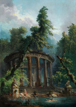 ₴ Репродукция пейзаж известного художника "Бассейн для купания"