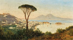 ₴ Репродукция пейзаж "Вид на Неаполитанский залив"