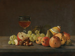 ₴ Репродукция натюрморт "Натюрморт с яблоками, грушей и орехами"
