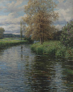 ₴ Репродукция пейзаж "На краю воды"