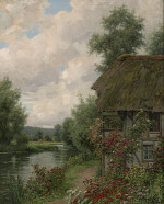 ₴ Репродукция пейзаж "Летний сад, Нормандия"